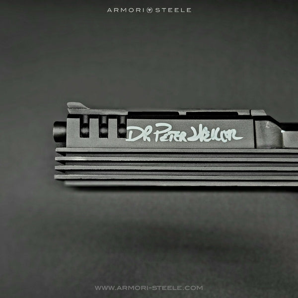 Robocop Signed Premium Auto 9 Pistol Peter Weller Autographed Replica Full Scale 1:1