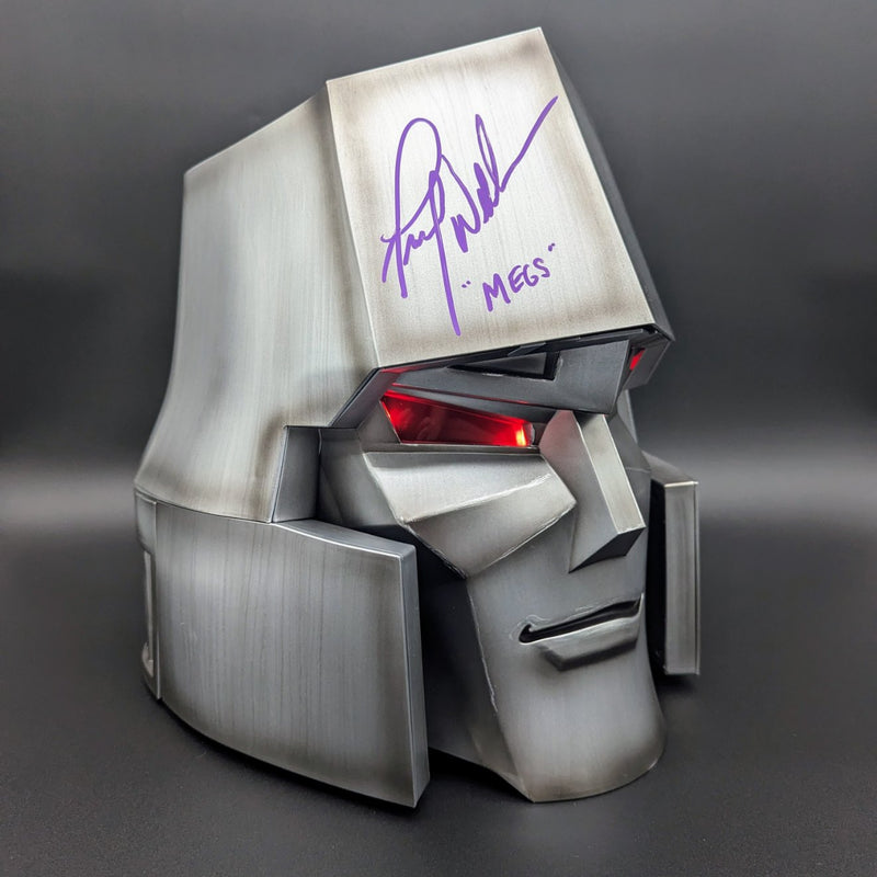 Megatron Signed Transformers Modern Icons Helmet Frank Welker Autographed Replica Full Scale 1:1 AS-02925