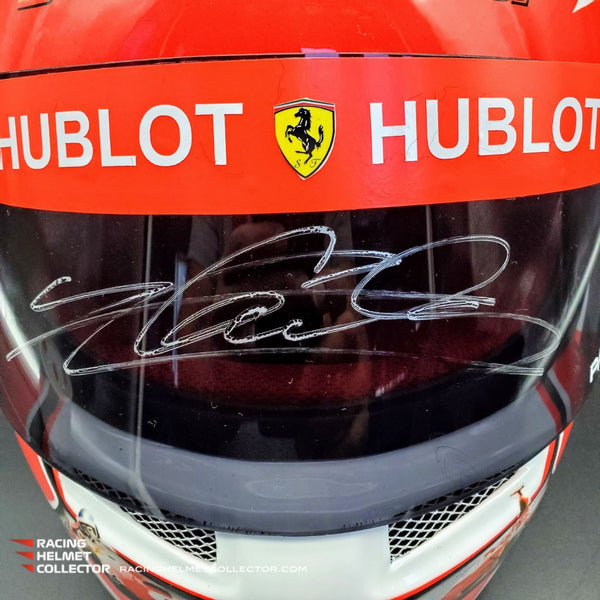 Charles Leclerc Signed Helmet Ferrari 1000 th GP Anniversary Special 2020 BELL Helmets Release Full Scale 1:1 AS-02552