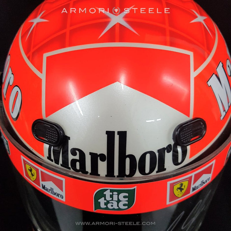 Michael Schumacher Signed Helmet 2003 Tribute CS Edition on BELL  Helmet Autographed Clear Visor Full Scale 1:1 AS-00661