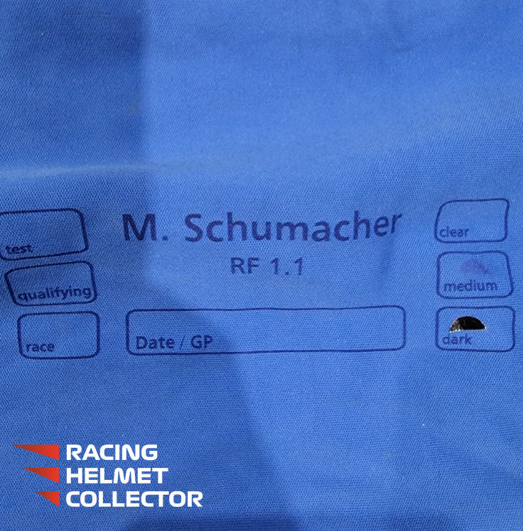 Michael Schumacher Signed Helmet Race Issued Visor Mounted on Promo Helmet 2004 Display Tribute Autographed Full Scale 1:1 AS-00687