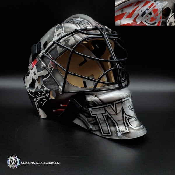 Mike Tyson Signed Goalie Mask Iron Mike Tribute Signature Edition Autographed