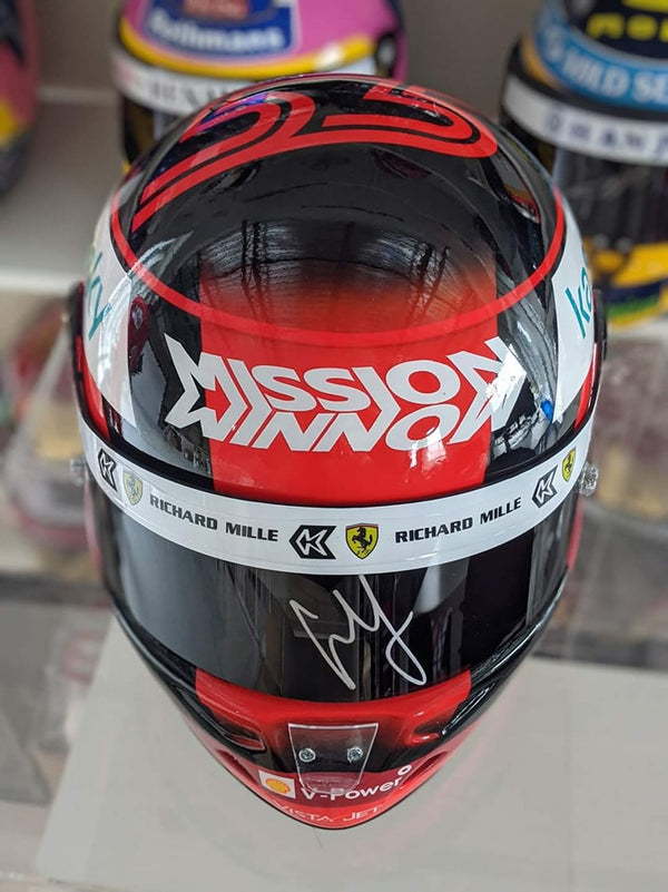 First Time Ever Carlos Sainz JR Signed Helmet at HQ!