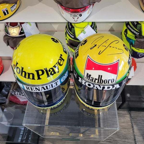 AYRTON SENNA 🇧🇷 Three Unparalleled SENNA Collectibles  Signed by the Legend Himself