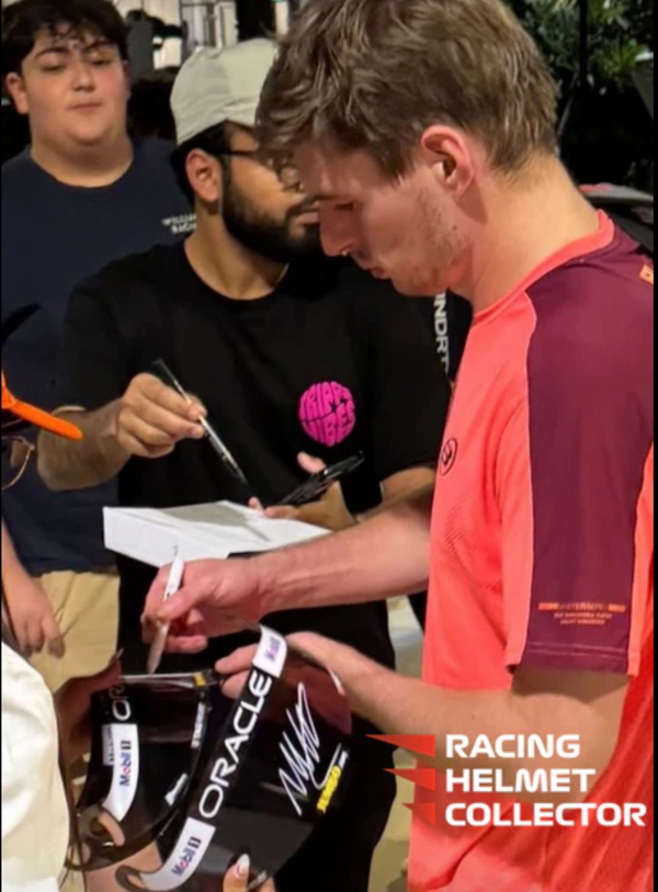 Breaking: MAX VERSTAPPEN Signed Autographed Helmets!