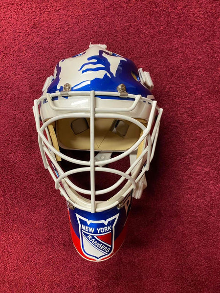 Exclusive: Mike Richter Worn Goalie Mask New Rangers Ed Cubberly ...