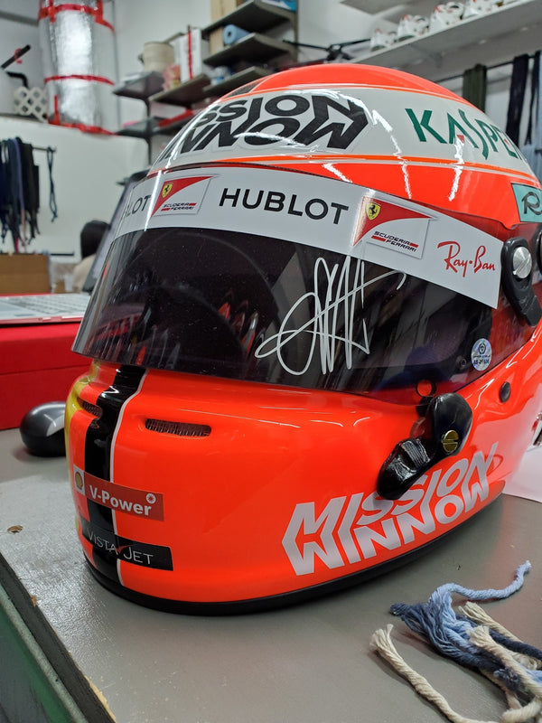 Sold! A unique Sebastian Vettel Signed Helmet in homage of Niki Lauda!