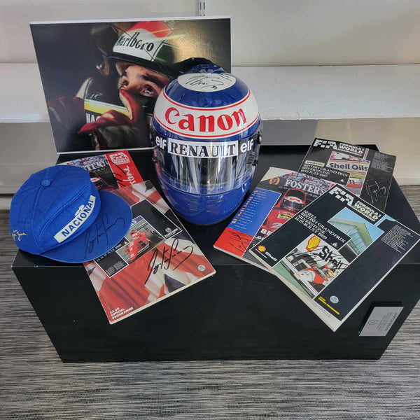 Incredible Ayrton Senna Signed Memorabilia Lot Paid in Crypto