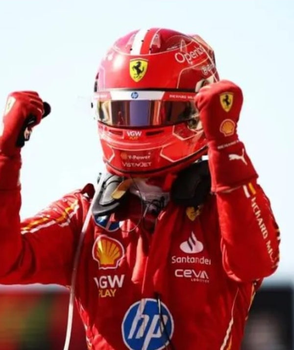 New Charles Leclerc Signed Helmets 2023 & 2024 Have Arrived