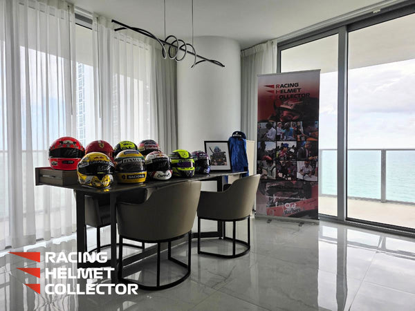 "Passion Meets Design": Rare F1 Helmets Ignite the Miami Grand Prix Experience