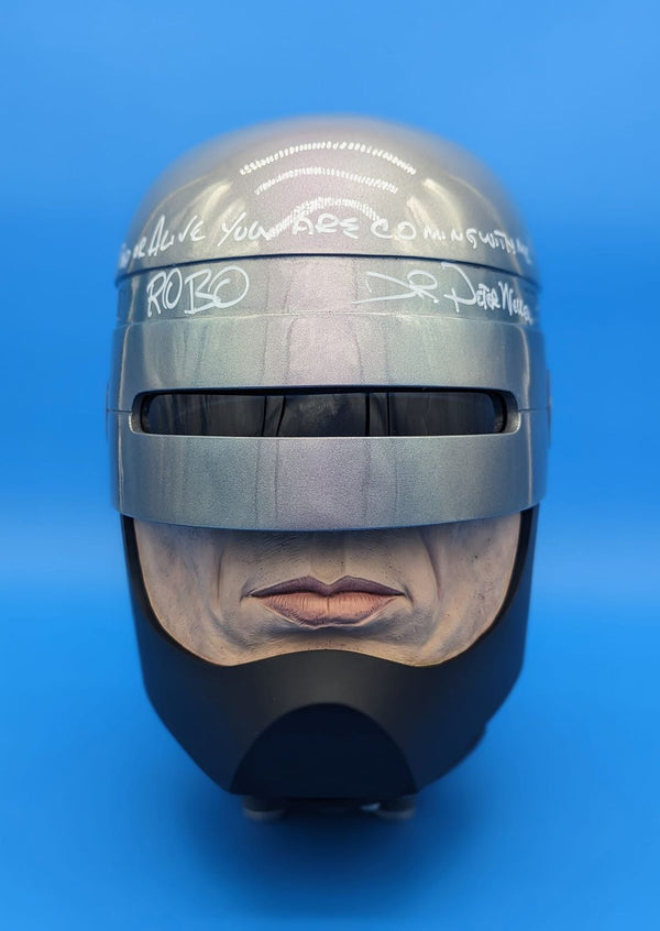 Presale: "RoboCop Signed Premium Head Bust by Dr. Peter Weller. Incredible.