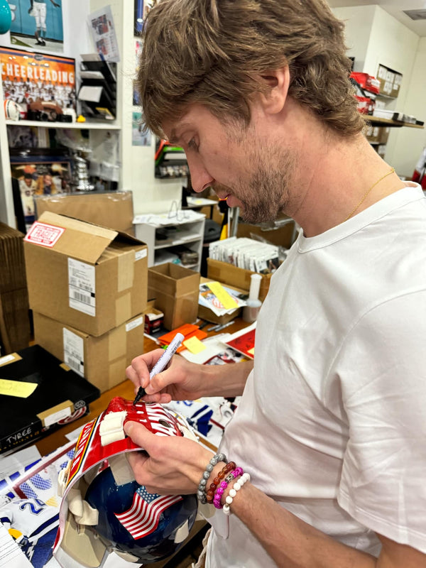 Sergei Bobrovsky Signing Complete - Signed BOB Panthers Goalie Masks!