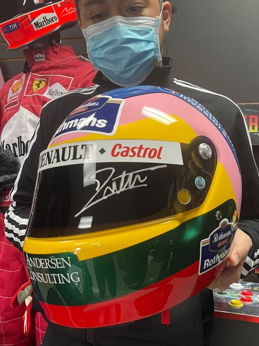 Jacques Villeneuve Signed Helmet