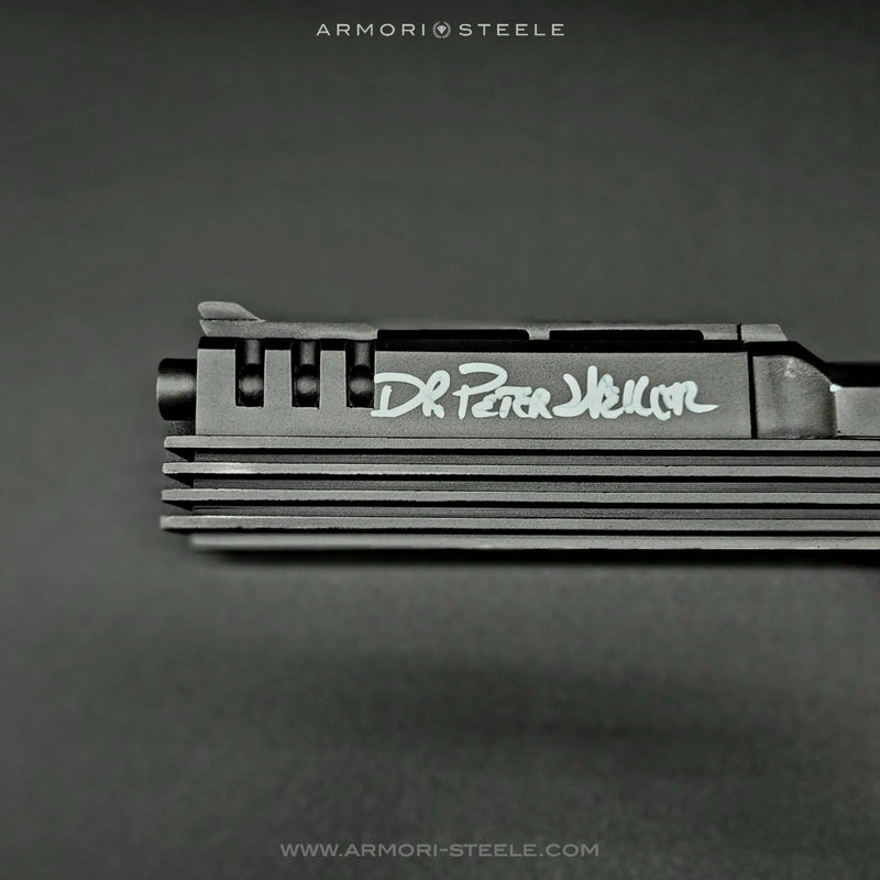 Robocop Signed Premium Auto 9 Pistol Peter Weller Autographed Replica ...