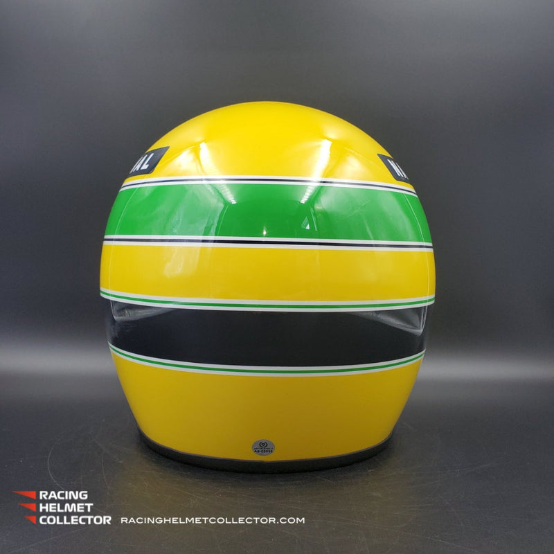 Ayrton Senna Signed Directly On Helmet Marlboro 1988 Autographed Display Tribute Full Scale 1:1 AS-03033 - SOLD