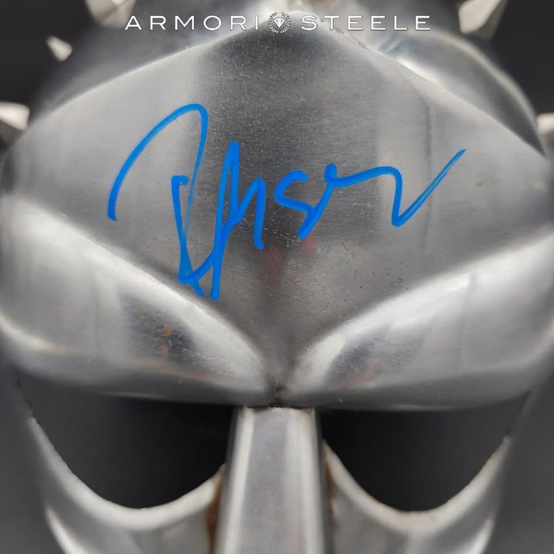 Gladiator Helmet Signed by Russell Crowe