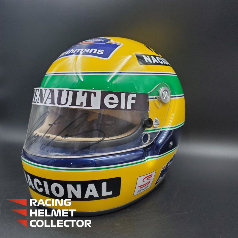 Ayrton Senna Signed Helmet 1994 Tribute Autographed Visor Full Scale 1:1 AS-03005