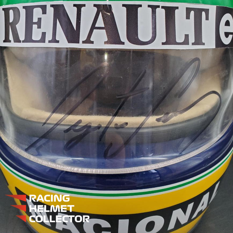 Ayrton Senna Signed Helmet 1994 Tribute Autographed Visor Full Scale 1:1 AS-03005