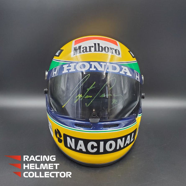Ayrton Senna Signed Helmet 1992 Tribute Autographed Visor Full Scale 1:1 AS-03006