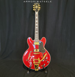 "Back To The Future" Michael J. Fox Signed Guitar Gibson Full Size Replica AS-03520