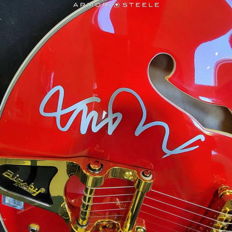 "Back To The Future" Michael J. Fox Signed Guitar Gibson Full Size Replica AS-03520