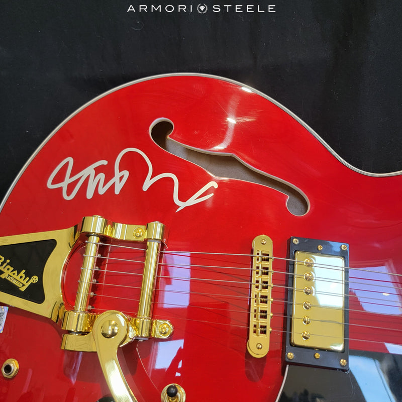 "Back To The Future" Michael J. Fox Signed Guitar Gibson Full Size Replica AS-03520