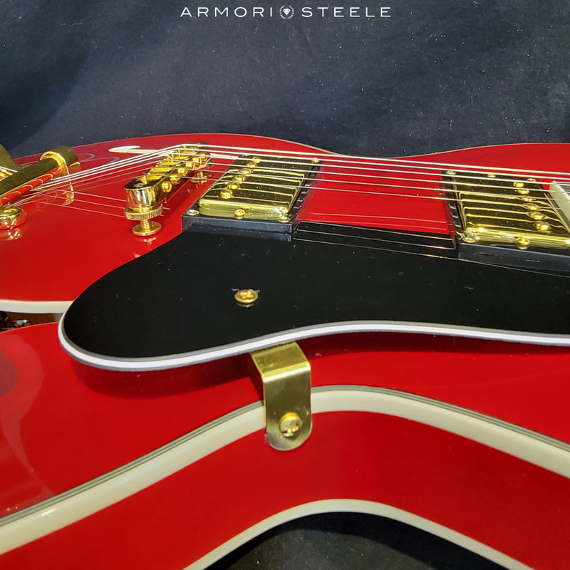 "Back To The Future" Michael J. Fox Signed Guitar Gibson Full Size Replica AS-03520