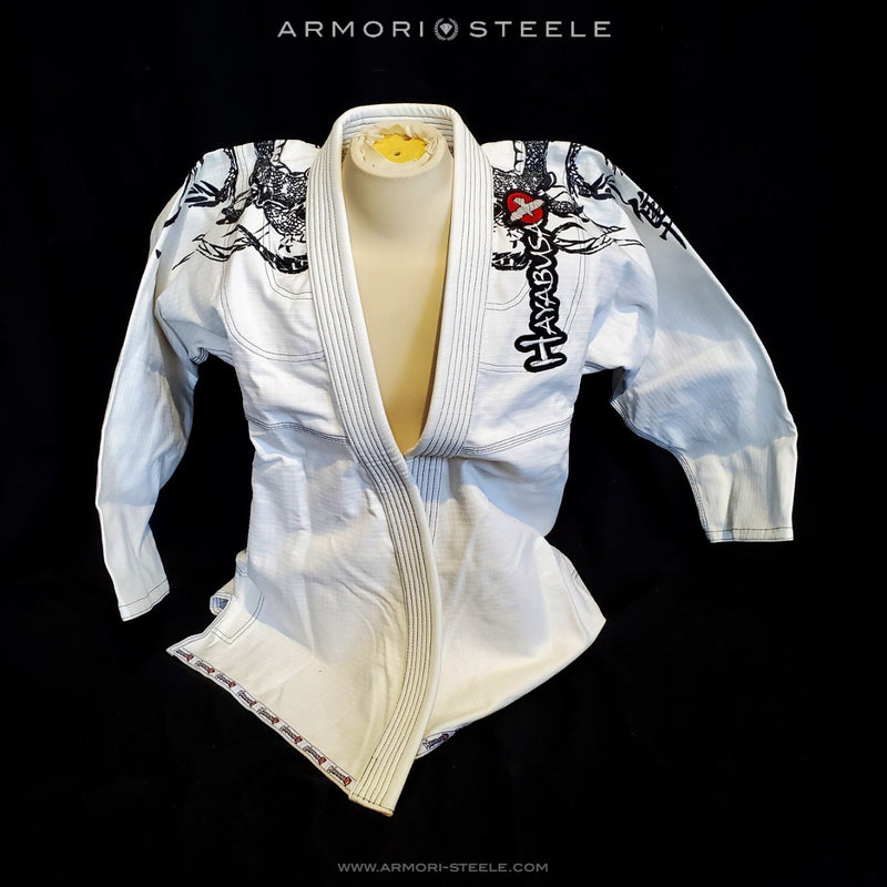 Georges St-Pierre GSP Signed Gi Jiu-Jitsu Karate Uniform Hayabusa White Kimono