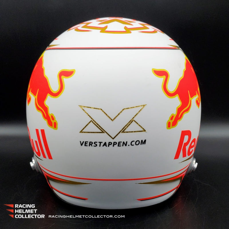 Max Verstappen Signed Helmet Visor 2021 Championship Year Autographed Display Tribute F1 Helmet Full Scale 1:1 AS-02450