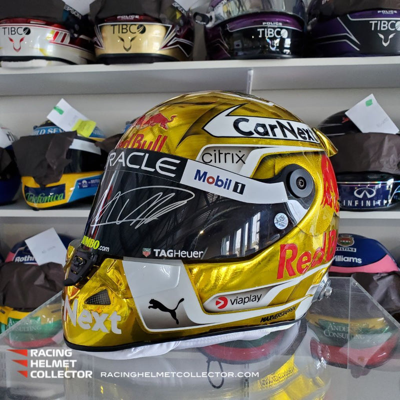 Max Verstappen Signed Helmet Full Scale 1:1 AS-xxxx