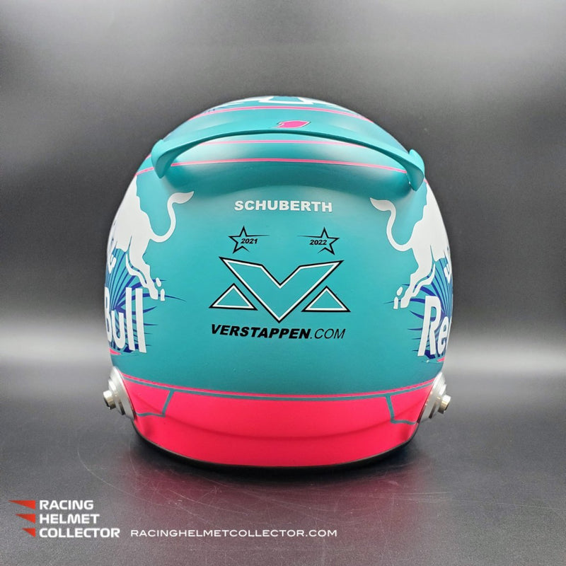 Max Verstappen Signed Helmet Visor 2023 Miami Display Tribute F1 Helmet Full Scale 1:1 AS-02614