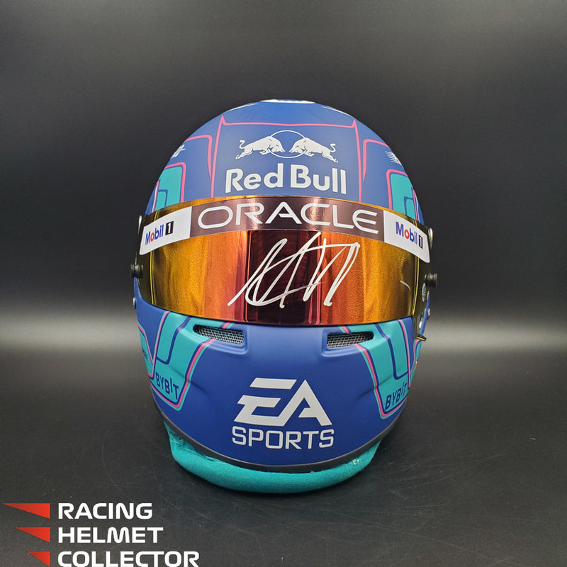 Max Verstappen Signed Visor 2023 MIAMI Helmet Full Scale 1:1 AS-02854