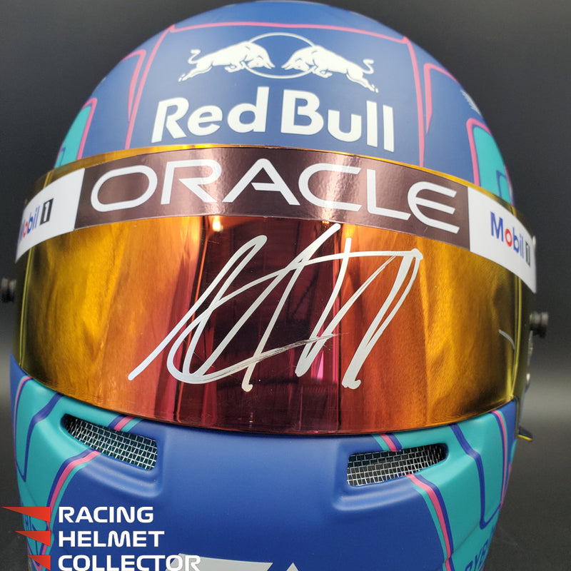 Max Verstappen Signed Visor 2023 MIAMI Helmet Full Scale 1:1 AS-02854