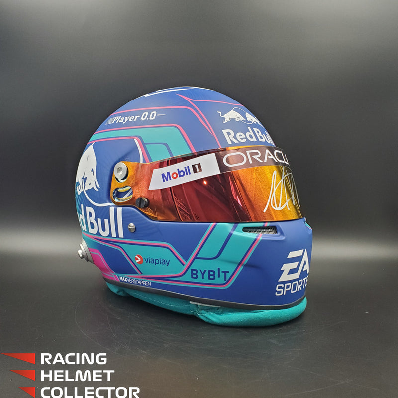 Max Verstappen Signed Visor 2023 MIAMI Helmet Full Scale 1:1 AS-02854