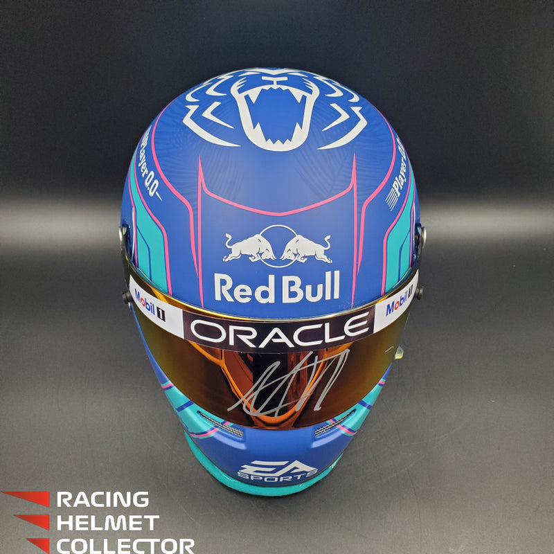 Max Verstappen Signed Visor 2023 MIAMI Helmet Full Scale 1:1 AS-02854