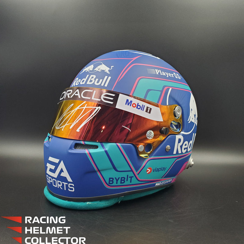 Max Verstappen Signed Visor 2023 MIAMI Helmet Full Scale 1:1 AS-02854