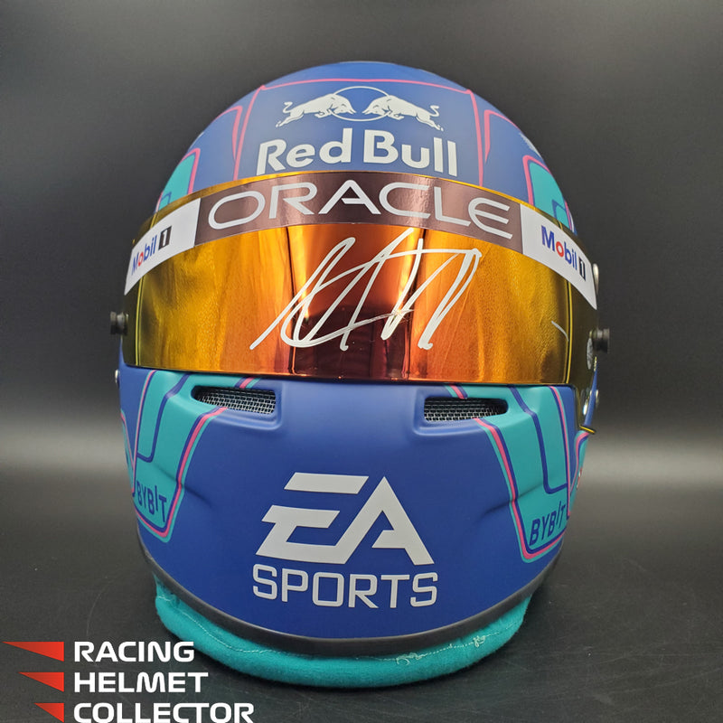 Max Verstappen Signed Visor 2023 MIAMI Helmet Full Scale 1:1 AS-02854