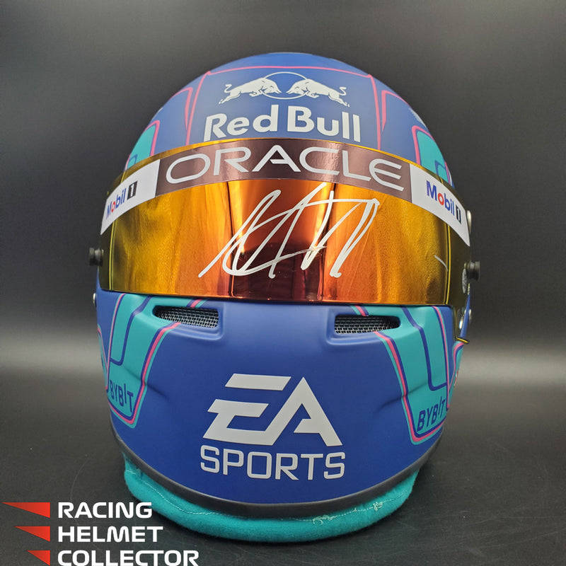 Max Verstappen Signed Visor 2023 MIAMI Helmet Full Scale 1:1 AS-02854