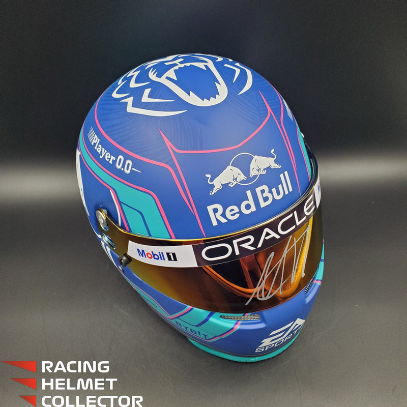 Max Verstappen Signed Visor 2023 MIAMI Helmet Full Scale 1:1 AS-02854