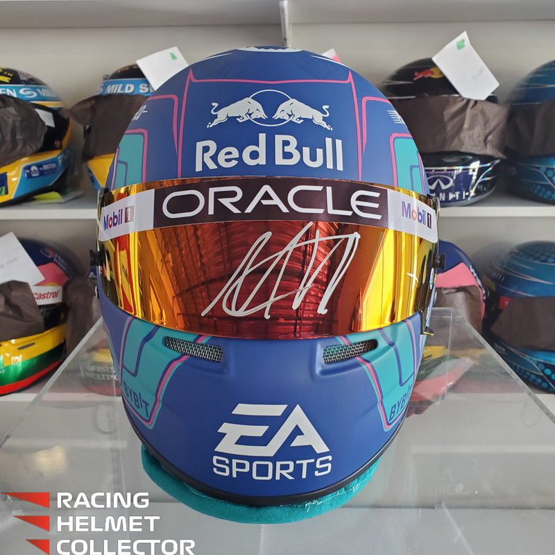 Max Verstappen Signed Visor 2023 MIAMI Helmet Full Scale 1:1 AS-02854