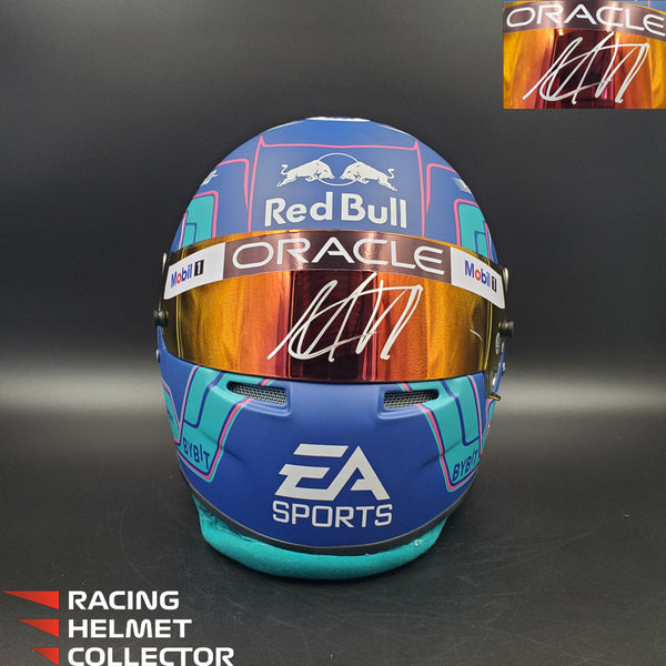 Max Verstappen Signed Visor 2023 MIAMI Helmet Full Scale 1:1 AS-02854