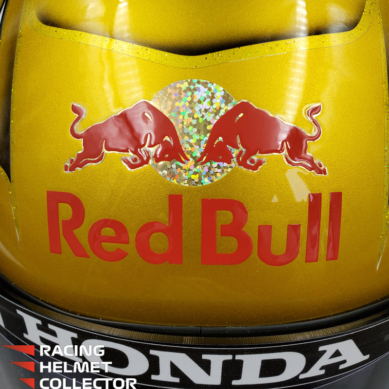 Max Verstappen Signed Helmet Visor 2021 Championship Year Autographed Display Tribute F1 Helmet Full Scale 1:1 AS-02580