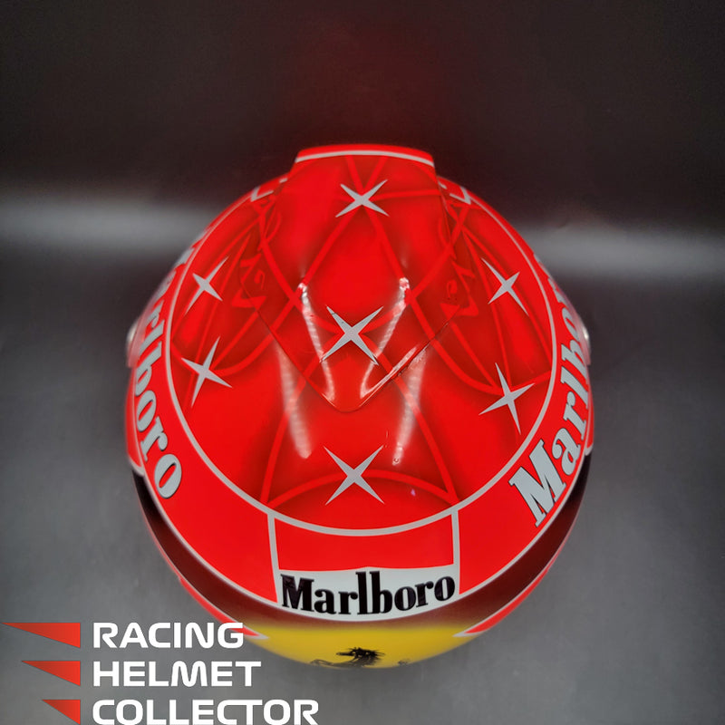 Michael Schumacher Signed Helmet 2004 Tribute Autographed Red Hue Visor Full Scale 1:1 AS-00690