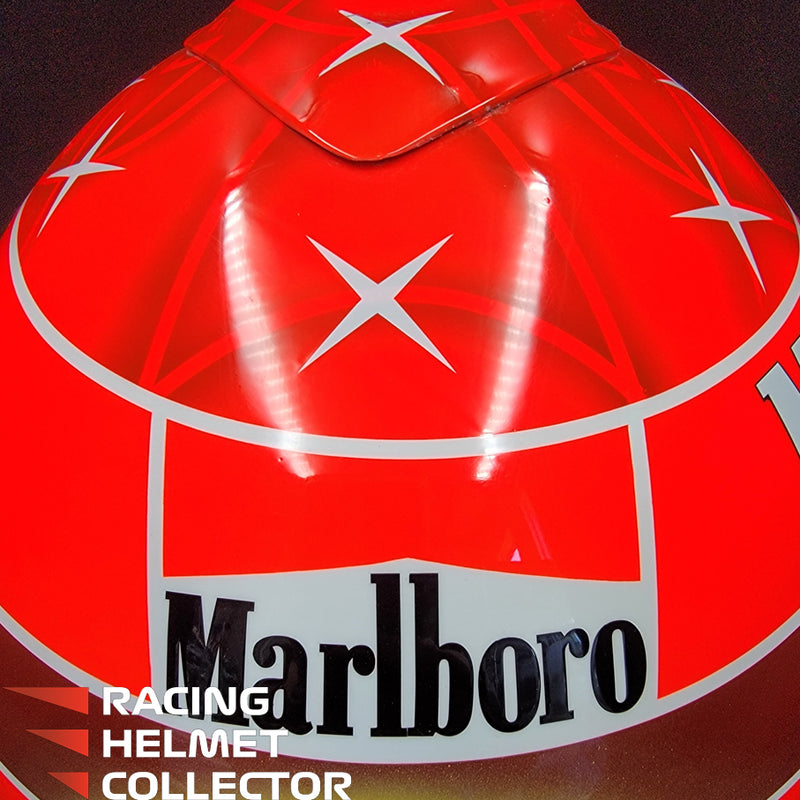 Michael Schumacher Signed Helmet 2004 Tribute Autographed Red Hue Visor Full Scale 1:1 AS-00690