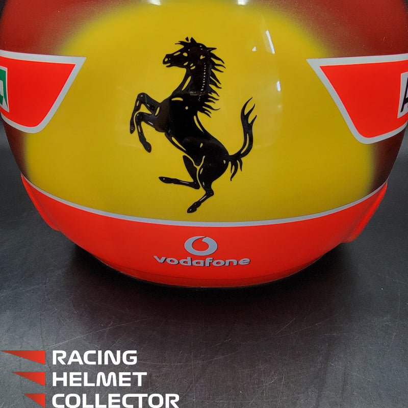 Michael Schumacher Signed Helmet 2004 Tribute Autographed Red Hue Visor Full Scale 1:1 AS-00690