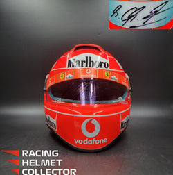 Michael Schumacher Signed Helmet 2004 Tribute Autographed Red Hue Visor Full Scale 1:1 AS-00690