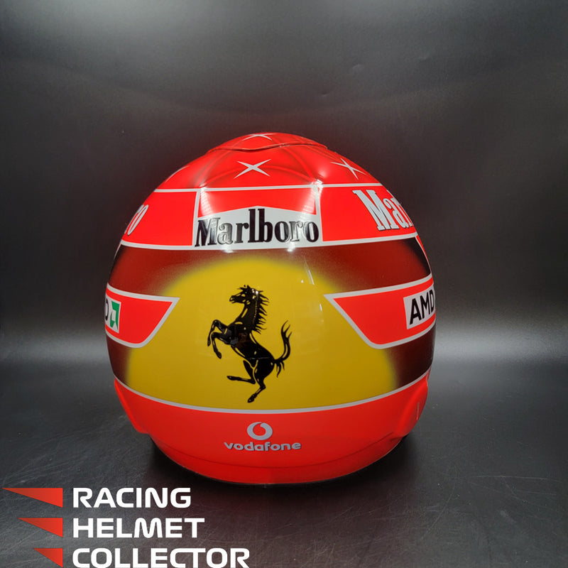 Michael Schumacher Signed Helmet 2004 Tribute Autographed Red Hue Visor Full Scale 1:1 AS-00690