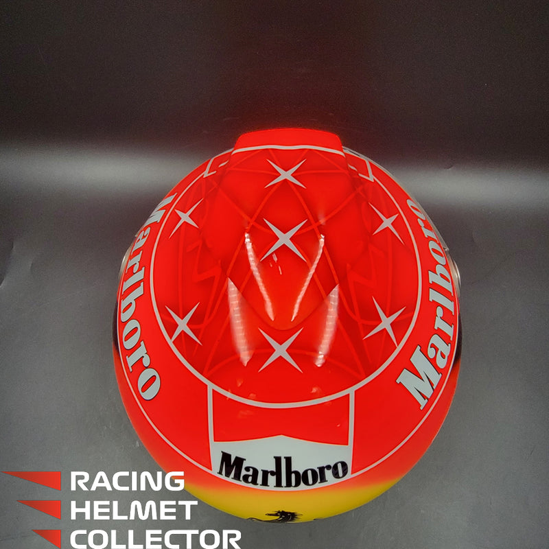 Michael Schumacher Signed Helmet Race Issued Visor Mounted on Promo Helmet 2004 Schubert Display Tribute Autographed Full Scale 1:1 AS-00938