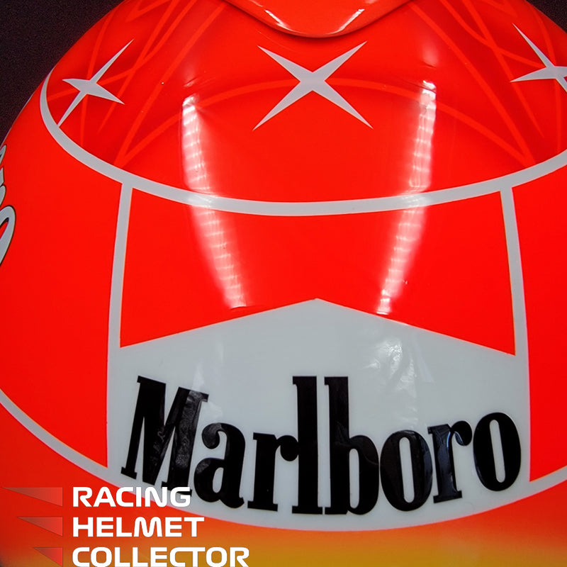 Michael Schumacher Signed Helmet Race Issued Visor Mounted on Promo Helmet 2004 Schubert Display Tribute Autographed Full Scale 1:1 AS-00938