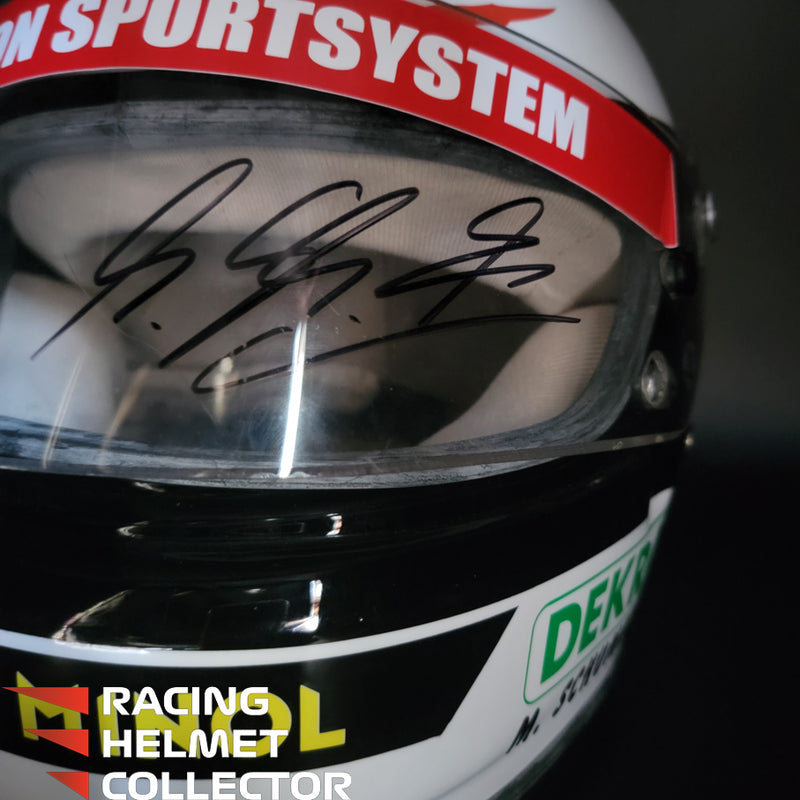 Michael Schumacher Signed Helmet Visor 1994 Red Display Tribute Autographed Full Scale 1:1 AS-00679